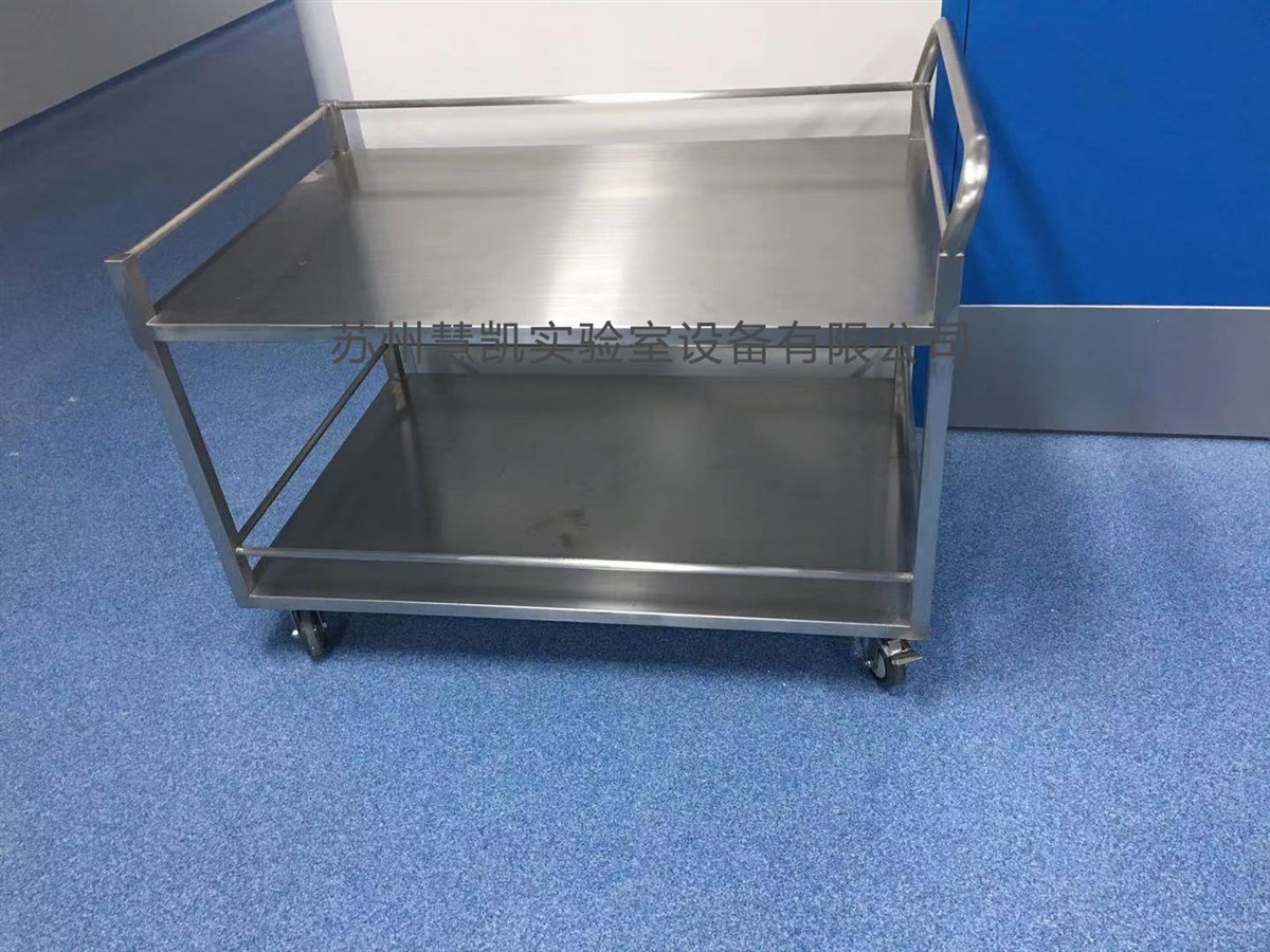 不锈钢双层推车